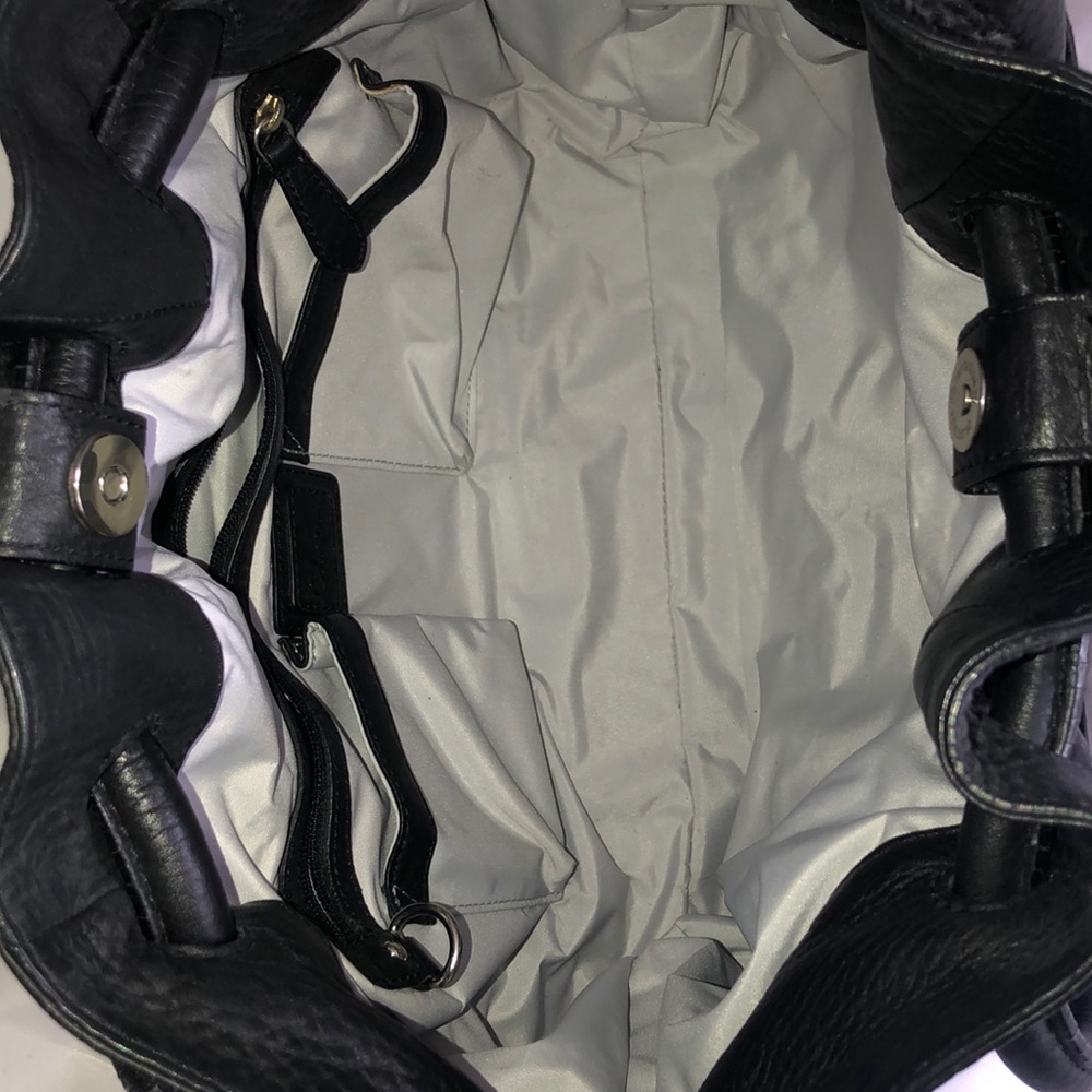 Black Cole Haan Genuine Leather Handbag - Picture 4 of 5